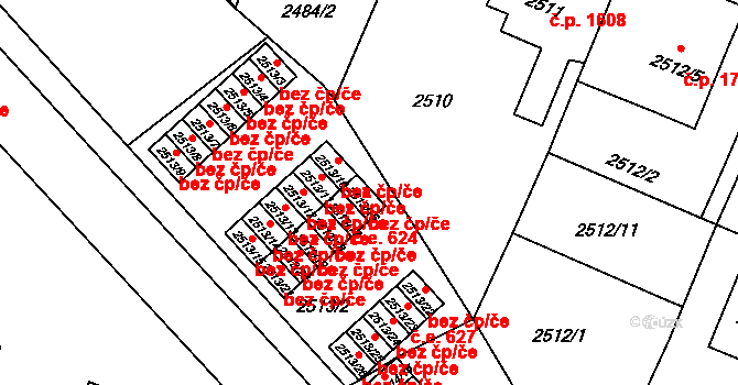 Litoměřice 47601833 na parcele st. 2513/16 v KÚ Litoměřice, Katastrální mapa