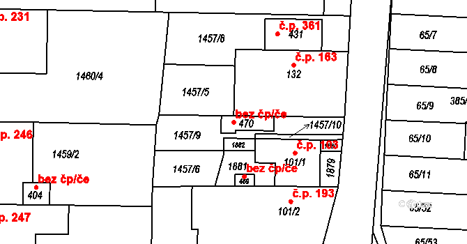 Ráječko 47760834 na parcele st. 470 v KÚ Ráječko, Katastrální mapa