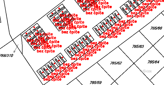 Boskovice 49426834 na parcele st. 788/237 v KÚ Boskovice, Katastrální mapa