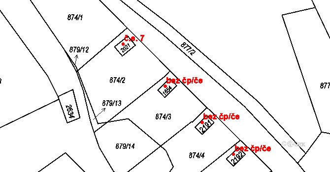 Skuteč 38059835 na parcele st. 1654 v KÚ Skuteč, Katastrální mapa