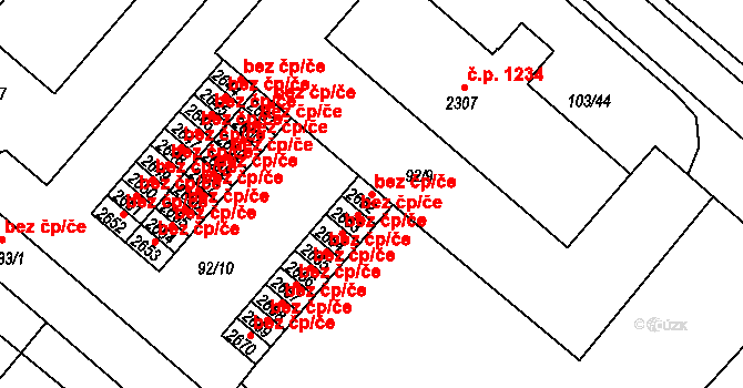 Neratovice 45407835 na parcele st. 2662 v KÚ Neratovice, Katastrální mapa
