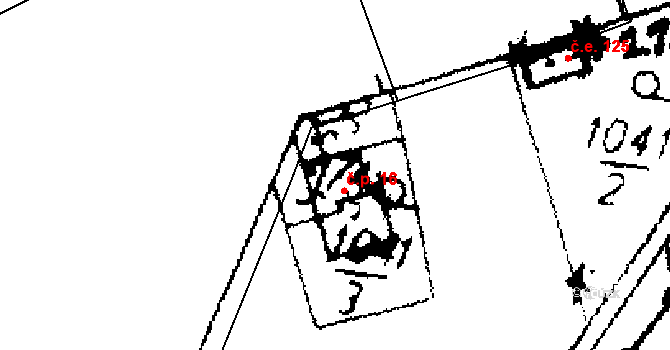 Zichovec 16 na parcele st. 174 v KÚ Zichovec, Katastrální mapa