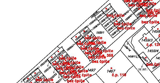 Orlová 38224836 na parcele st. 1508/5 v KÚ Poruba u Orlové, Katastrální mapa