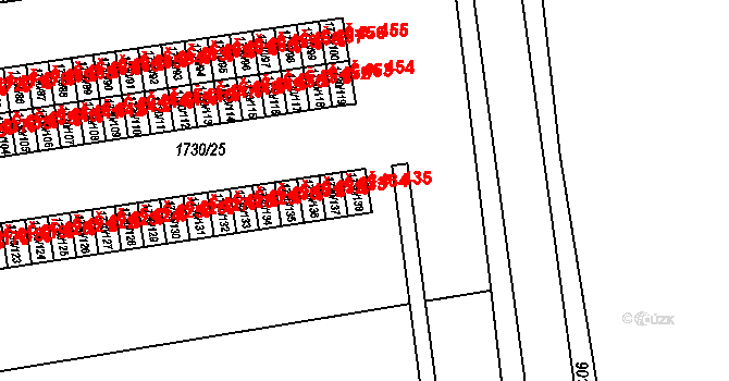 Miřetice u Klášterce nad Ohří 54, Klášterec nad Ohří na parcele st. 1730/138 v KÚ Miřetice u Klášterce nad Ohří, Katastrální mapa
