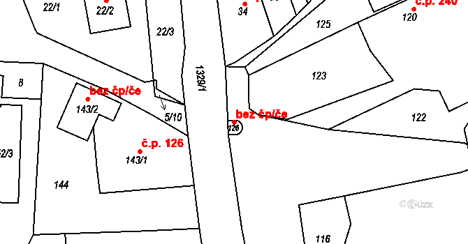 Bolatice 42415837 na parcele st. 126 v KÚ Bolatice, Katastrální mapa