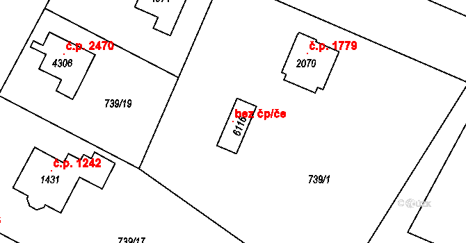 Dvůr Králové nad Labem 105922838 na parcele st. 6116 v KÚ Dvůr Králové nad Labem, Katastrální mapa