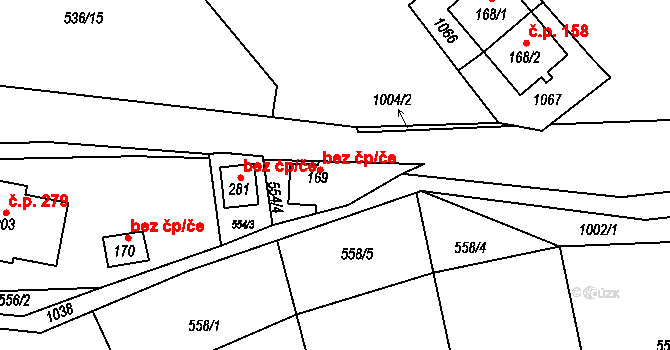 Štěpánov nad Svratkou 38947838 na parcele st. 169 v KÚ Štěpánov nad Svratkou, Katastrální mapa