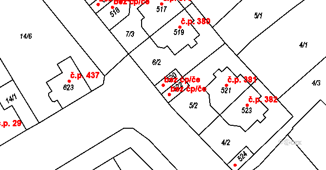 Držovice 41162838 na parcele st. 520 v KÚ Držovice na Moravě, Katastrální mapa