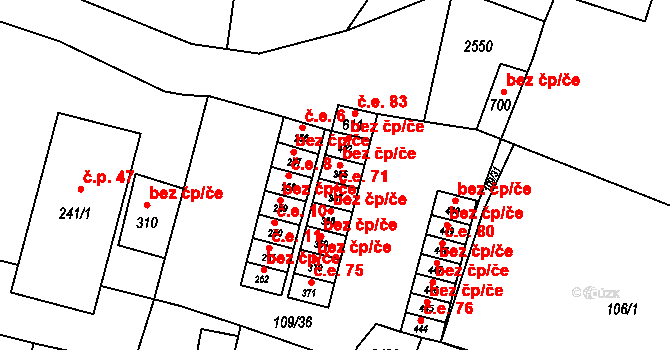 Lubenec 69, Katastrální mapa