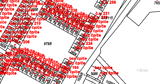 Havlíčkův Brod 38666839 na parcele st. 2602 v KÚ Havlíčkův Brod, Katastrální mapa