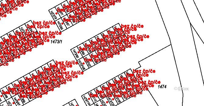 Šluknov 39183840 na parcele st. 1473/109 v KÚ Šluknov, Katastrální mapa