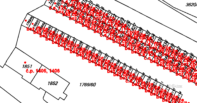Tachov 38312841 na parcele st. 1769/100 v KÚ Tachov, Katastrální mapa
