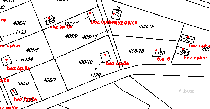 Příbram 41887841 na parcele st. 1138 v KÚ Březové Hory, Katastrální mapa