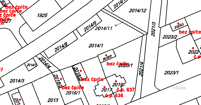 Objekt 44013841, Katastrální mapa
