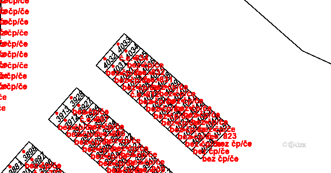 Dvůr Králové nad Labem 48530841 na parcele st. 4039 v KÚ Dvůr Králové nad Labem, Katastrální mapa