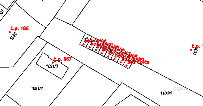 Štěpánov 48891843 na parcele st. 1108 v KÚ Štěpánov u Olomouce, Katastrální mapa