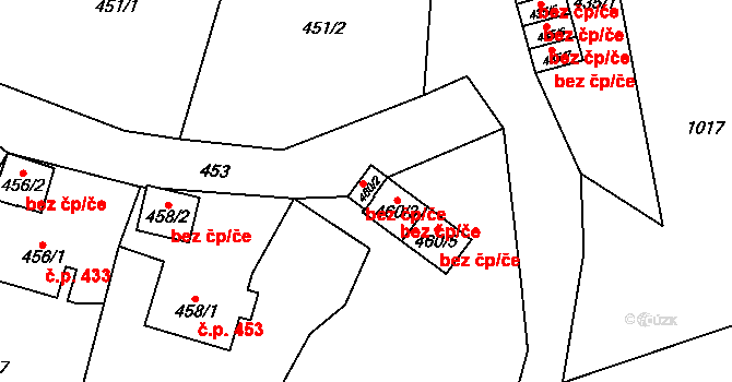 Loket 49475843 na parcele st. 460/2 v KÚ Loket, Katastrální mapa