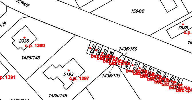 Beroun 40555844 na parcele st. 5201 v KÚ Beroun, Katastrální mapa