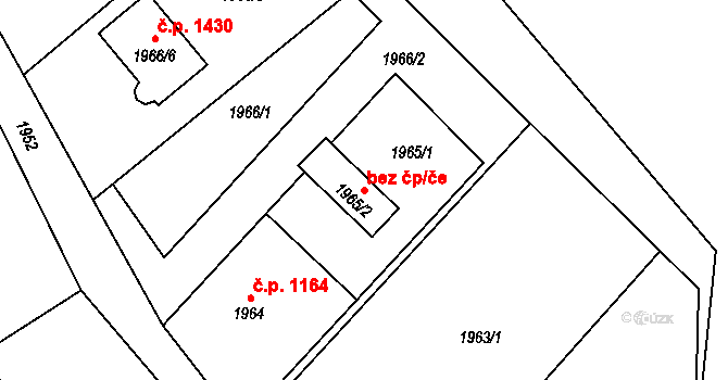 Orlová 43593844 na parcele st. 1965/2 v KÚ Poruba u Orlové, Katastrální mapa