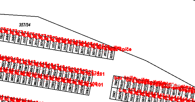 Rousínov 49750844 na parcele st. 357/24 v KÚ Rousínov u Vyškova, Katastrální mapa