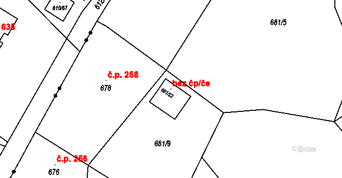 Petrovice u Karviné 121679845 na parcele st. 681/22 v KÚ Dolní Marklovice, Katastrální mapa