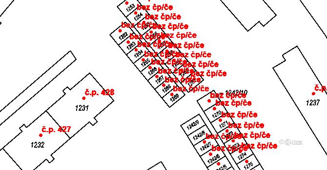 Vrbno pod Pradědem 40184846 na parcele st. 1268 v KÚ Vrbno pod Pradědem, Katastrální mapa