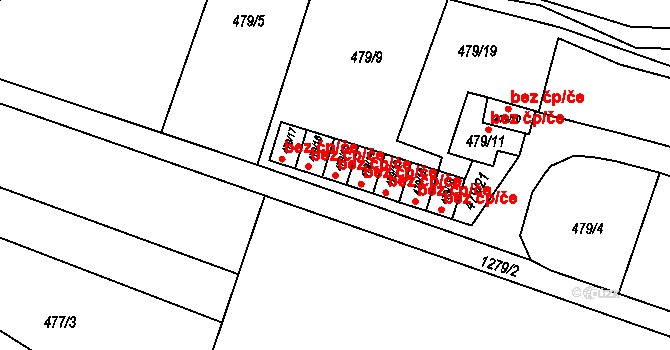 Citonice 40931846 na parcele st. 479/15 v KÚ Citonice, Katastrální mapa