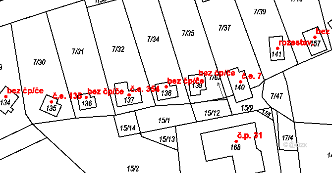 Stéblová 138, Katastrální mapa