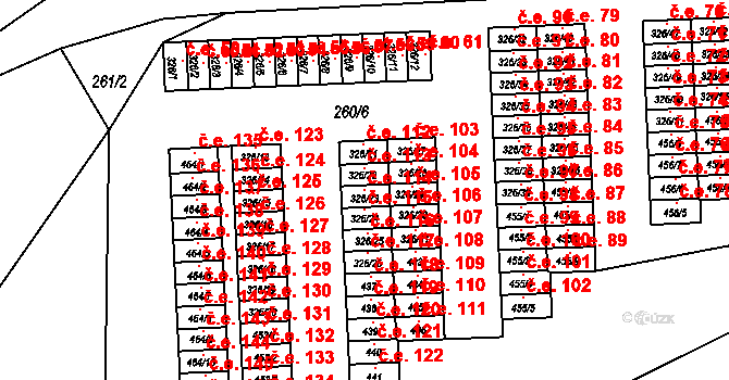 Markvartice 114, Jablonné v Podještědí na parcele st. 326/23 v KÚ Markvartice v Podještědí, Katastrální mapa