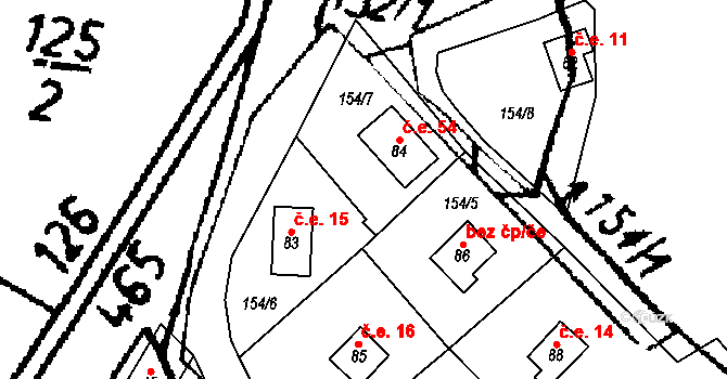 Lukov 13, Katastrální mapa