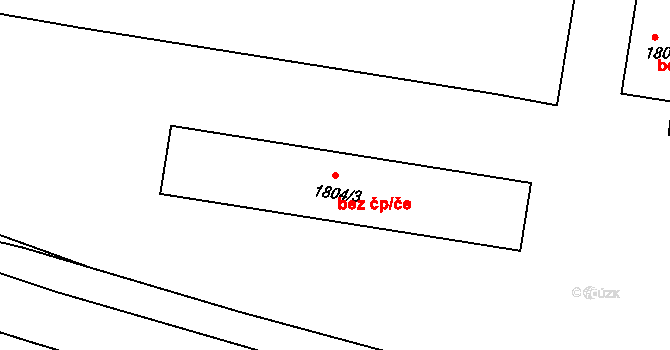 Rýmařov 42727847 na parcele st. 1804/3 v KÚ Rýmařov, Katastrální mapa