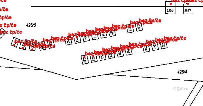 Červená Voda 45429847 na parcele st. 222 v KÚ Horní Orlice, Katastrální mapa