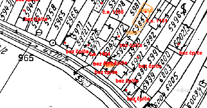 Mutěnice 38912848 na parcele st. 5982 v KÚ Mutěnice, Katastrální mapa