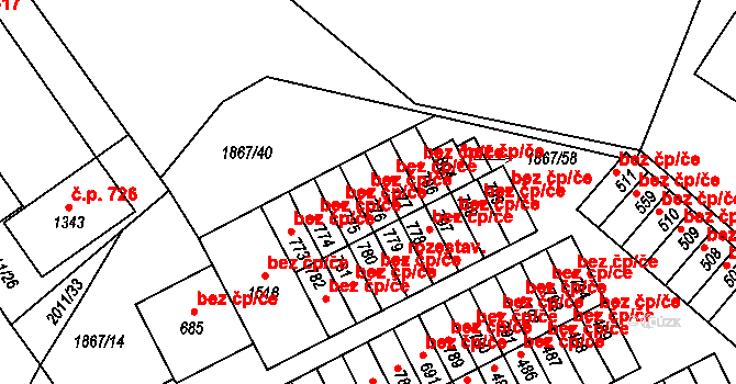 Zliv 41746848 na parcele st. 776 v KÚ Zliv u Českých Budějovic, Katastrální mapa