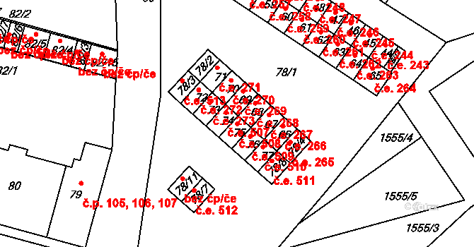 Klášterec nad Ohří 42388848 na parcele st. 75 v KÚ Miřetice u Klášterce nad Ohří, Katastrální mapa