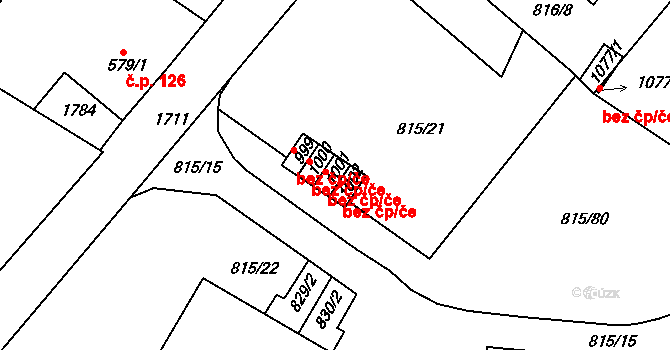 Jablonec nad Nisou 48574848 na parcele st. 1001 v KÚ Jablonecké Paseky, Katastrální mapa