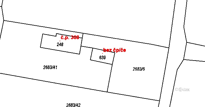 Chotěvice 98720848 na parcele st. 639 v KÚ Chotěvice, Katastrální mapa