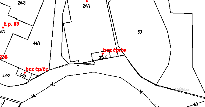 Chotěšov 41737849 na parcele st. 25/2 v KÚ Chotěšov, Katastrální mapa