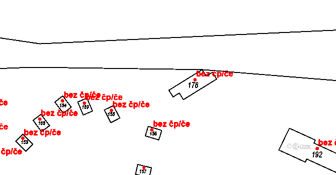 Rožmitál pod Třemšínem 44480849 na parcele st. 178 v KÚ Hutě pod Třemšínem, Katastrální mapa