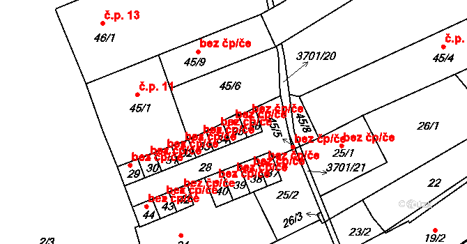 Holešov 47952849 na parcele st. 35 v KÚ Holešov, Katastrální mapa