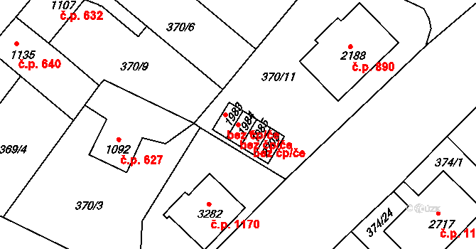 Sušice 50398849 na parcele st. 1984 v KÚ Sušice nad Otavou, Katastrální mapa