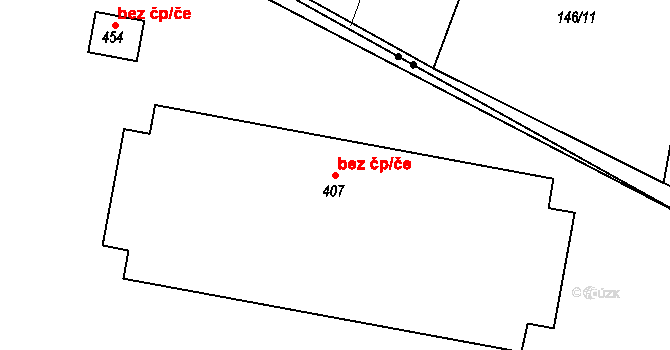 Bernartice 44337850 na parcele st. 407 v KÚ Bernartice u Javorníka, Katastrální mapa