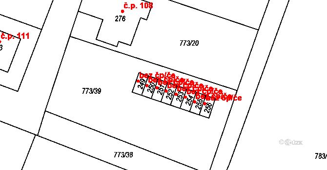 Benátky nad Jizerou 42919851 na parcele st. 252 v KÚ Dražice, Katastrální mapa