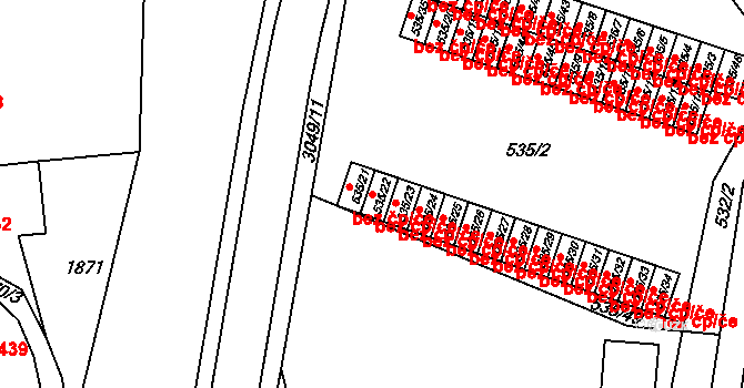Rychnov nad Kněžnou 49527851 na parcele st. 535/22 v KÚ Rychnov nad Kněžnou, Katastrální mapa