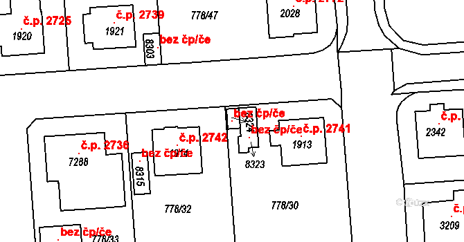 Havlíčkův Brod 120988852 na parcele st. 8324 v KÚ Havlíčkův Brod, Katastrální mapa