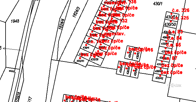 Brumov-Bylnice 42696852 na parcele st. 430/3 v KÚ Brumov, Katastrální mapa