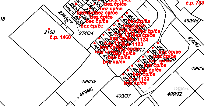 Havlíčkův Brod 50142852 na parcele st. 4594 v KÚ Havlíčkův Brod, Katastrální mapa