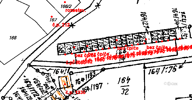 Dobšice 1078 na parcele st. 164/18 v KÚ Dobšice u Znojma, Katastrální mapa