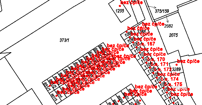 Mariánské Lázně 48080853 na parcele st. 651/11 v KÚ Úšovice, Katastrální mapa