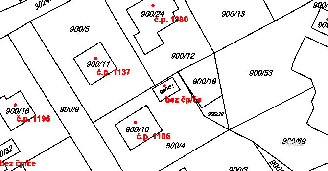 Rychnov nad Kněžnou 38507854 na parcele st. 900/31 v KÚ Rychnov nad Kněžnou, Katastrální mapa